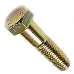 Flash Sale M24-3 X 50mm Hex Head Cap Screws Class 10.9 Steel Yellow Zinc Fully Threaded (10 / Pkg.)